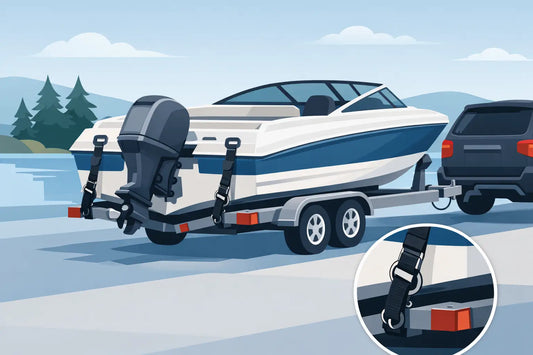 Boat Trailer Transom Straps for Safer Towing