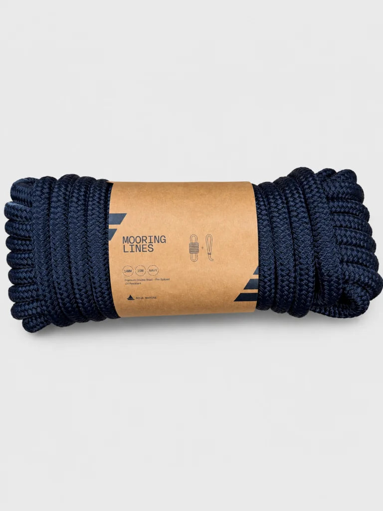Aqua Marine 14mm x 15m Mooring Line with Splice
